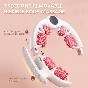 Masseur de jambes multi-rouleaux ergonomique, dispositif amincissant pour les cuisses, outil auxiliaire de yoga et de fitness respirant, masseur relaxant pour les jambes - Product Image 1