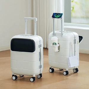 Vali kéo đa năng Wemge 20 inch, unisex, kiểu dáng thời trang, mở phía trước, nhỏ gọn, có khóa TSA. - Product Image 3