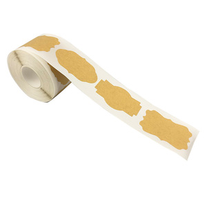 <b>Christmas</b> Handwritten Kraft <b>Paper</b> Adhesive Labels 150 Per Roll for Gift Wrapping & DIY <b>Decorative</b> Stickers - Product Image 6