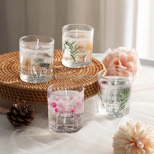 Bougie en cire de soja aromathérapie Océan <span class=keywords><strong>bleu</strong></span>, faite à la main, luxe, coquille de gelée, étoile de mer, cristal, cadeau d'anniversaire parfait, bougie pour les amis - Product Image 4