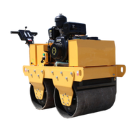 Compacteur vibrant à double tambour et double entraînement de 550 kg pour la construction