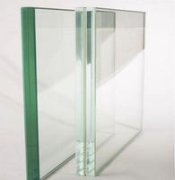 Verre feuilleté sur mesure, de forme personnalisée, pour cloisons de salle de bain d'hôtel et décoration extérieure, avec protection contre le vent