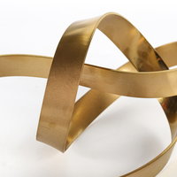 Lumière européenne luxe irrégulière décoration de la maison décoration de bureau abstrait métal noué ornement