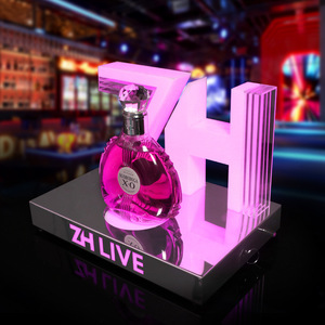 Zh Live Elite Xo <b>Display</b> <b>Rack</b> With Led Lighting For Bar Nightclub Ktv Party Decor Glam Style - Product Image 2