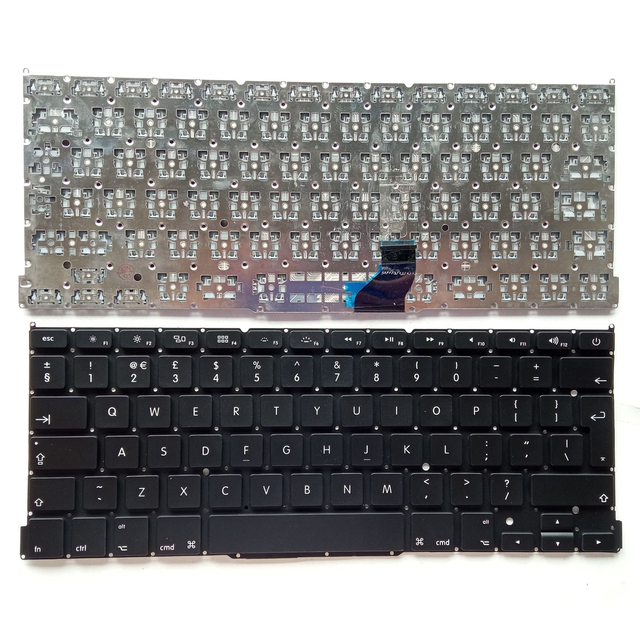 For MacBook Pro Retina 13" Replacement Keyboard UK A1502 2012 2013 2014 2015