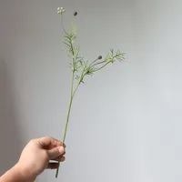 Branche artificielle en plastique pour décoration de jardin, arrangements floraux, accessoires de bouquet de mariée, décoration de salon à domicile