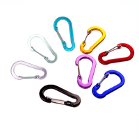 Clips de mousqueton en alliage d'aluminium de luxe multi-usages, crochets pour porte-clés, accessoires pour la maison, le camping-car, le camping, la pêche, les voyages, les sacs suspendus