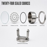 Lumière subaquatique pour fontaine paysagère, piscine, IP68, acier inoxydable 304, DMX RGBW 2700-7000K, garantie 5 ans pour l'extérieur, jardin, eau
