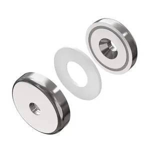 Super Strong Neodymium Cup Magnets 1.5 Inch 120 lbs Countersunk Permanent Magnet, The World's Strongest & Most Powerful Magnet