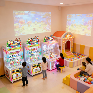 Máquina de Juego de Rodillos de Bolas Basada en Habilidades, Prueba de Tiempo para Ganar Premios Codificados por Colores, Trofeos, Máquina de Juego Mecánica que Funciona con Monedas - Product Image 2