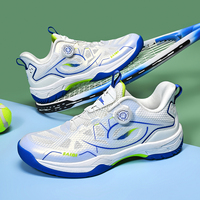 Chaussures de badminton et de tennis personnalisées ODM Premium, dessus en mesh, semelle intermédiaire en EVA, pour hommes et femmes, amortissantes, respirantes, antidérapantes, design été