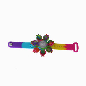 Offre Spéciale bracelets <span class=keywords><strong>anti</strong></span>-stress Led en silicone illuminent les jouets de poulpe pop push pop fidget spinner bracelets avec led pour les enfants - Product Image 5
