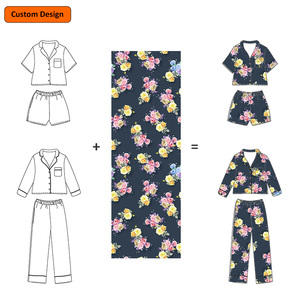 Set Pigiama da Donna in Fibra di Cellulosa 100% Traspirante con Stampa <span class=keywords><strong>Cartoni</strong></span> Animati, Morbido ed Elasticizzato per Dormire - Product Image 3