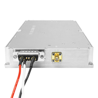 Module d'alimentation RF large bande HKTX 300-2000MHz 50W / Amplificateur de signal de puissance à fréquence personnalisable Gain 47dB 28V-32V en aluminium pour drone FPV