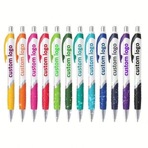 ปากกาลูกลื่นพลาสติกแบบยืดหดได้พร้อมโลโก้ตามสั่ง - Product Image 2