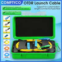 COMPTYCO Ligne d'extension de test SC/FC/ST/LC-UPC/APC OTDR de haute qualité 150M 300M 500M 1KM 2KM SM MM Boîte de câble de lancement OTDR