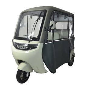 Vélo à 3 roues avec auvent anti-pluie - Double fonction <span class=keywords><strong>pour</strong></span> le transport de passagers et de petits colis, facile à utiliser - Product Image 1