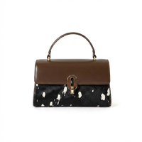 Tas Perlengkapan Mandi Bulu Sapi Langsung dari Pabrik, Dompet Makeup Kulit Wanita, Tempat Kosmetik, Pemasok Grosir OEM/ODM