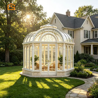 Solárium para las 4 Estaciones, Impermeable, con Rotura de Puente Térmico y Relleno de Argón, Casas de Cristal con Tamaño Personalizado