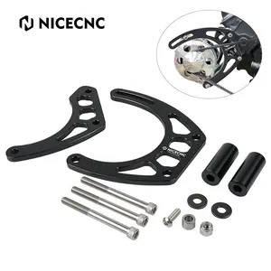 NiceCNC-Soporte de alternador de anodización de aluminio para bomba de agua mecánica corta, con poleas SWP 396 427 BBC