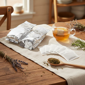 ANYU Té Herbal <span class=keywords><strong>Verde</strong></span> Orgánico Natural, Bueno para la Salud, 20 Bolsitas de Té en Bolsas de Papel de Aluminio, Tostado, Anhui China, 36 Meses de Caducidad, Grado A - Product Image 4