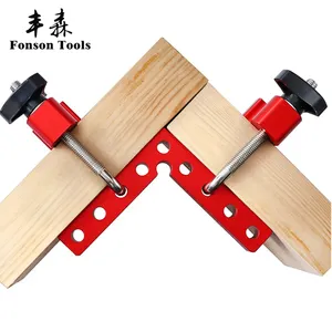 Aluminum Alloy 90 Fegree Precision Positioning Squares Block Woodworking Right Angle Ruler Clamping Measure Tools