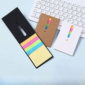 Custom Promotional Sticky Notes with Logo Printing Epositionable <b>Memo</b> <b>Pads</b> for Trade Shows, Back to School, and Office Giveaways - Product Image 2