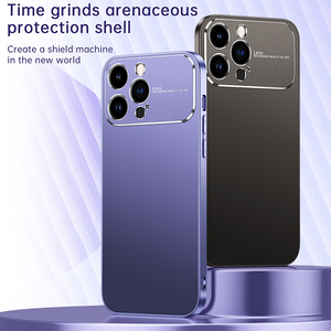 Thiết Kế Mới Kính Cửa Sổ Lớn Ống Kính Bảo Vệ Phun Dầu TPU PC Trường Hợp Điện Thoại Cho 13 14 15 Pro Max Máy Ảnh Ống Kính Bảo Vệ Bìa - Product Image 2