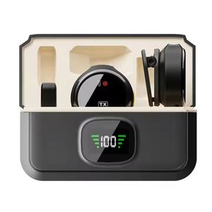 Q8 Micrófono Lavalier inalámbrico estilo Botón de suministro transfronterizo para teléfono móvil Transmisión en vivo Grabación de video Reducción de ruido - Product Image 3