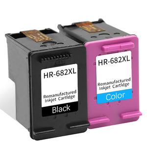 PCI 682XL noir remis à neuf pour <span class=keywords><strong>cartouche</strong></span> d'encre pour <span class=keywords><strong>HP</strong></span> Deskjet Plus Inkadvantage 4175/4178/6078/6478/1216 cartouches d'encre à jet d'encre - Product Image 1