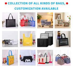 Borsa Tote personalizzabile in tela di cotone Eco da 12 once con stampa a sublimazione su due lati di Natale dolcetto regalo per caramelle - Product Image 5