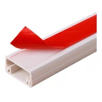 Systèmes de goulotte de câble de la goulotte de câble de PVC 100X40 Mm, gestion solide de câble de PVC