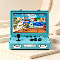 Mini console de jeux d'arcade pliable et portable pour la maison, machine de jeux de combat multi-modes