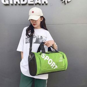 Sac de sport noir 2021, sac de voyage pour courtes distances, sac de sport à bandoulière, sac de sport pour la salle de sport - Product Image 2