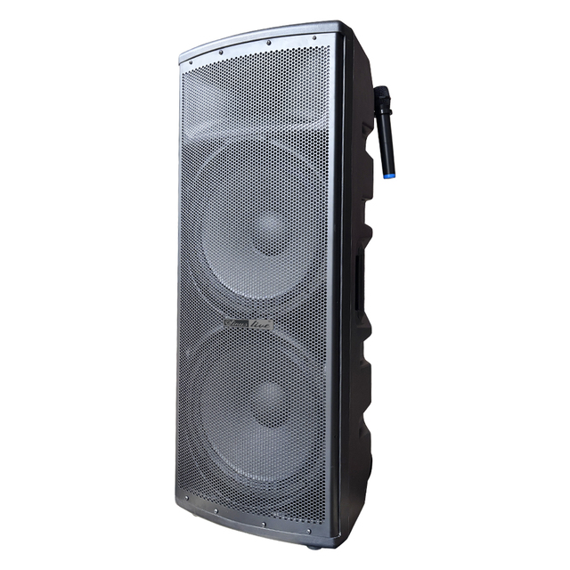 SINUSLIVE Precision Professional Sound System Amplifier 1 Speakers 15" Woofer Active Rechargeable Plastic Wireless Microphone