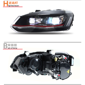 Fari a LED per VW <span class=keywords><strong>POLO</strong></span> 6r dal 2011 al 2018 per Volkswagen <span class=keywords><strong>Polo</strong></span> <span class=keywords><strong>2013</strong></span> Faro Modificato per Auto - Product Image 5