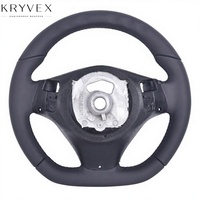 Volant en cuir et fibre de carbone forgée LED Kryvex pour E46 E90 E38 E39 E83 E60 E70 E71 E72 E53 E89 E92