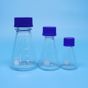 Flacons Erlenmeyer pour expériences de <span class=keywords><strong>chimie</strong></span> transparentes/ambrées de laboratoire faciles à utiliser - Product Image 3