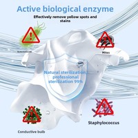 Soaker bioactif de blanchisserie de poudre de bulle de Bio-Enzyme oxygène-actif puissant portatif pour l'élimination profonde de blanchiment de tache pour des vêtements