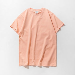 T-shirts unisexes en coton biologique 100% pour hommes, coupe ample, personnalisés en gros, imprimés numériques léopard brodés, haute qualité, grande taille - Product Image 5