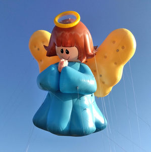 Globo Inflable de 45 Pies de Oso en la Casa Azul con Globos de Helio para Desfile, Personaje Animal Gigante, Globo Publicitario de Helio - Product Image 4