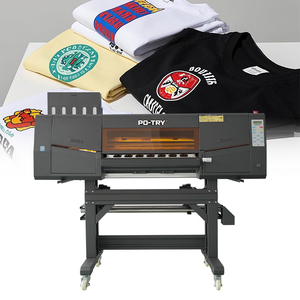 Imprimante DTF pour T-shirts Po-try automatique, nouvelle, 5 couleurs CMYKW, avec support de film PET, jet d'encre haute résolution pour l'impression de logos personnalisés - Product Image 1