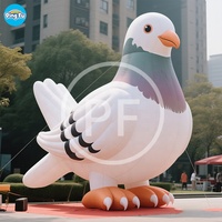 Oiseau géant Gonflable Pêche Pigeon Modèle de dessin animé Gonflable Phénix Perroquet Oiseau Ballonpour la Publicité