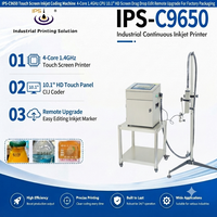 Imprimante jet d'encre industrielle robuste 24/7 pour codes-barres et logos, compatible avec les sacs en plastique