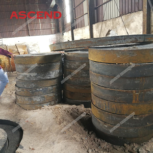 Gran oferta precio bajo 1100 1200 1400 1500 molino chileno y Molino de recipiente húmedo rodillo y piezas de repuesto de anillo - Product Image 3