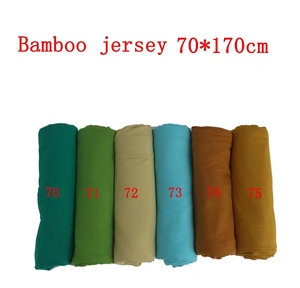 Hot bán tùy chỉnh tre Jersey hijab ánh sáng Breathable Modal bông hồi giáo khăn co giãn đồng bằng khăn choàng hijab - Product Image 3