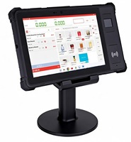 Tablet Sistem POS Android 8 inci Bersertifikasi Google GMS P8 untuk Pemesanan Restoran, Tahan Air IP67 dan Tahan Banting