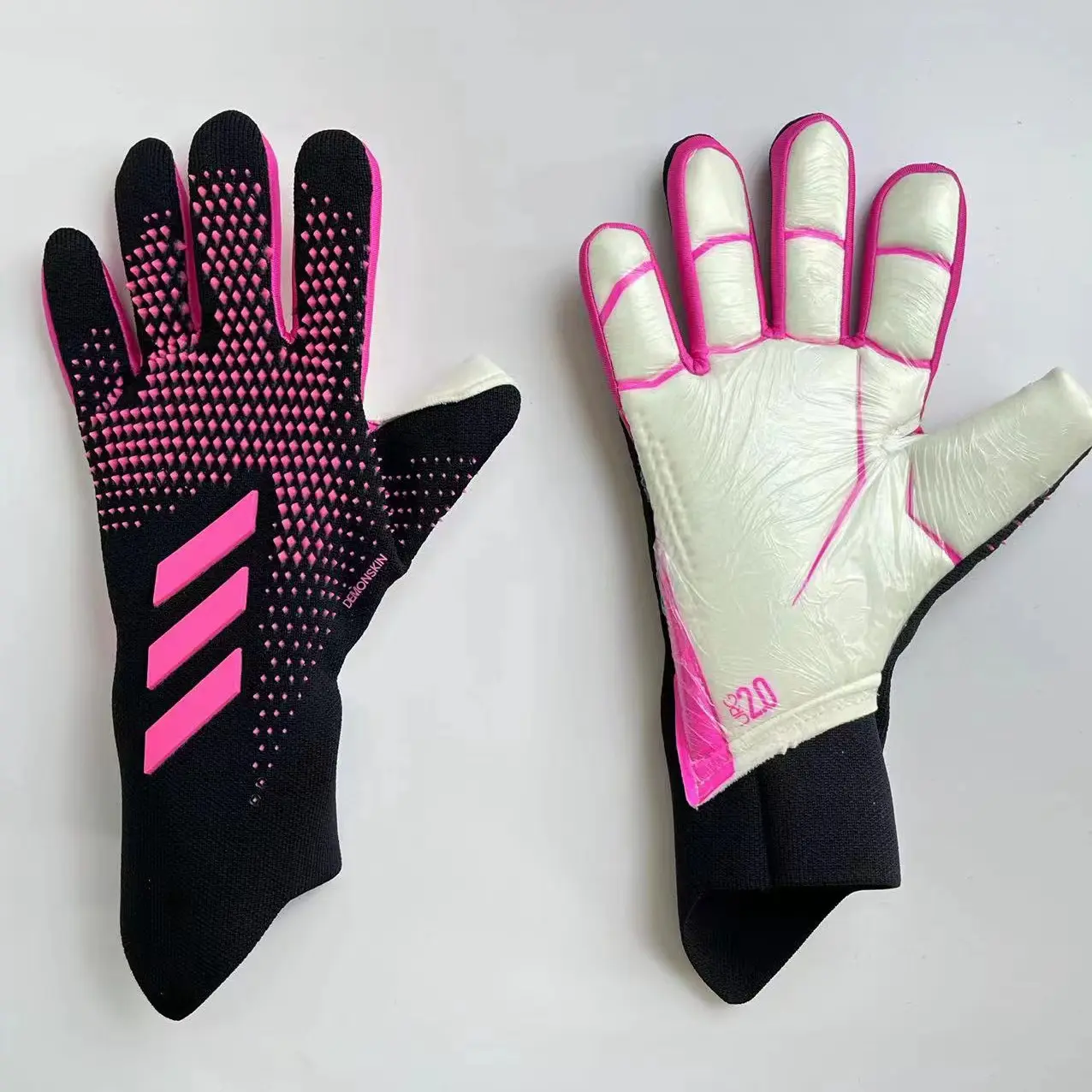 Venda quente Durável Profissional Goleiro Futebol Luvas Respirável Full Latex Goalkeeper Luvas