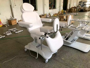 Electric Massage <b>Table</b> PU Leather Modern Design Built-In Headrest 3 Motor Metal Frame Commercial Salon <b>Height</b> <b>Adjustable</b> - Product Image 5