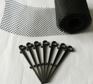 Black <strong>PP</strong> <strong>Gutter</strong> Mesh Expandable <strong>Gutter</strong> Guard for Anti Leaf - Product Image 2
